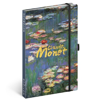 Claude Monet, keménytáblás vonalas notesz