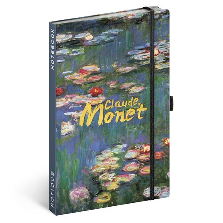 Claude Monet, keménytáblás vonalas notesz