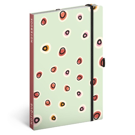 Dots, keménytáblás vonalas notesz