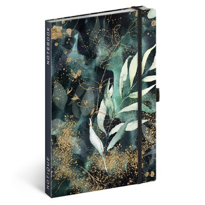 Eucalyptus, keménytáblás vonalas notesz