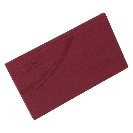 Fashion, fekvő zsebnaptár, Bordó