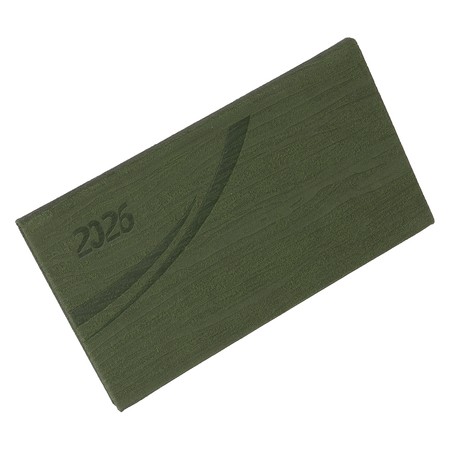 Fashion, fekvő zsebnaptár, Zöld