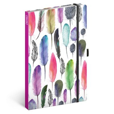 Feathers, keménytáblás vonalas notesz