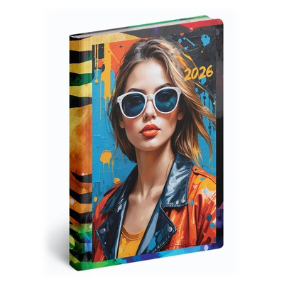 Fiestina, B6 heti beosztású zsebnaptár, Face