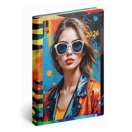 Fiestina, B6 heti beosztású zsebnaptár, Face