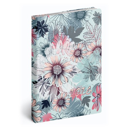 Fiestina, B6 heti beosztású zsebnaptár, Floral