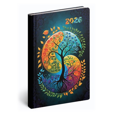 Fiestina, B6 heti beosztású zsebnaptár, Jin jang