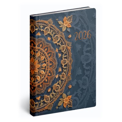 Fiestina, B6 heti beosztású zsebnaptár, Mandala