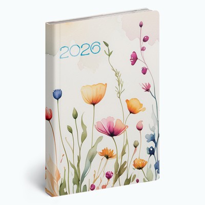 Fiestina Light, B6 heti beosztású zsebnaptár, Akvarell