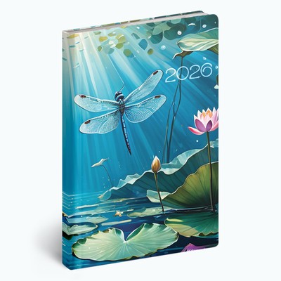 Fiestina Light, B6 heti beosztású zsebnaptár, Vízililiom