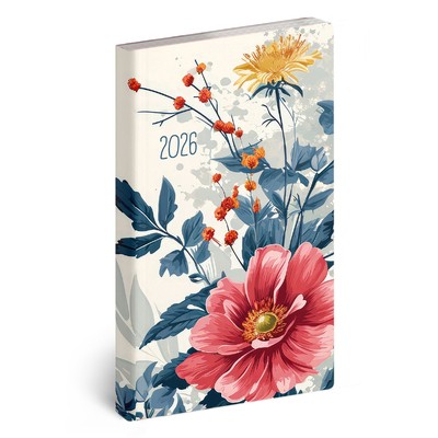 Flexi, álló zsebnaptár, Floral