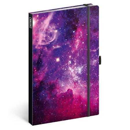 Galaxy, keménytáblás vonalas notesz