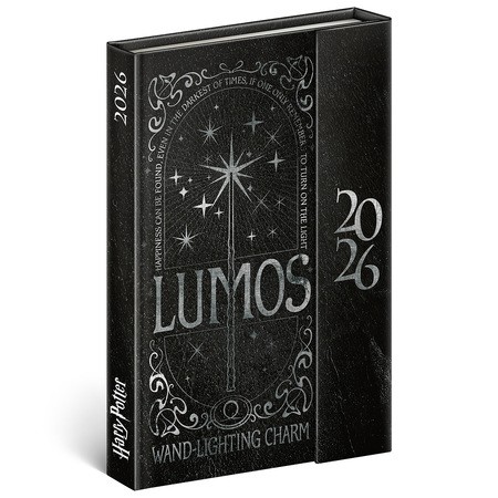 Harry Potter, mágnessel záródó heti beosztású naptár 2026