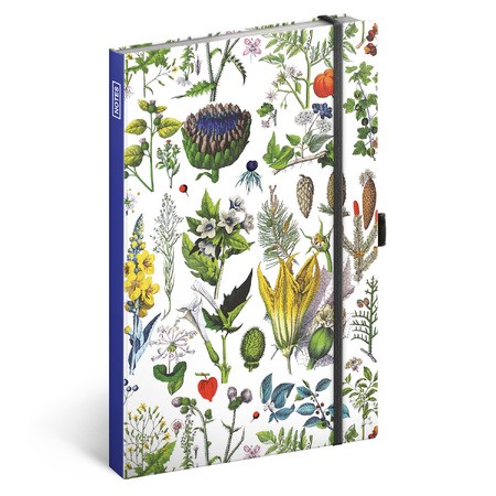 Herbs by Kateřina Winterová, keménytáblás pontozot notesz