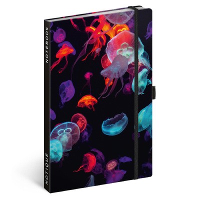 Jellyfish, keménytáblás vonalas notesz