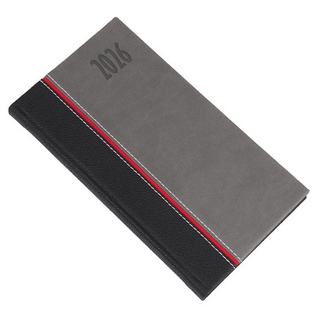 Kensington, fekvő zsebnaptár, Szürke