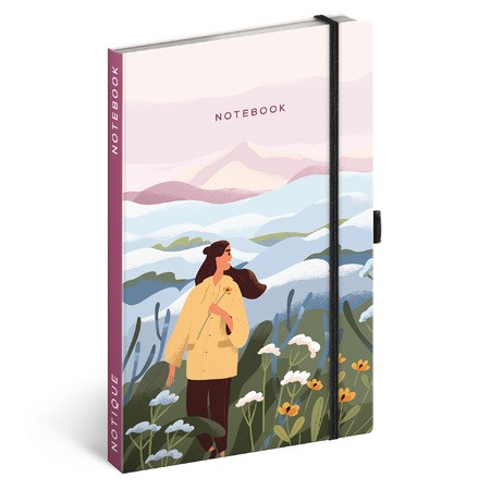 Landscapes, keménytáblás vonalas notesz