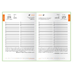 Librobello, kalendárium hölgyeknek, B6 napi határidőnapló, 3D Lakk, Élfestés - Ólomüveg