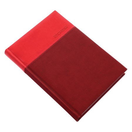 Lux, A5 napi beosztású határidőnapló, Piros