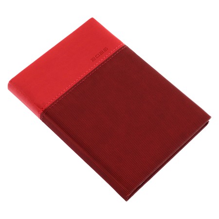 Lux, B6 heti beosztású zsebnaptár, Piros