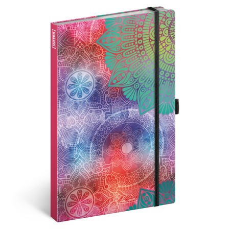 Mandala, keménytáblás vonalas notesz