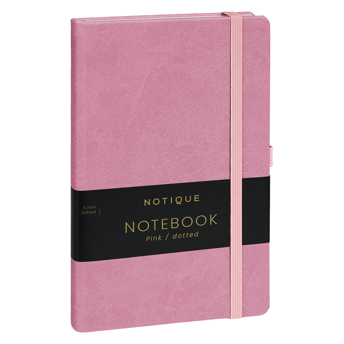 Notique, keménytáblás pontozot notesz, Pink Notique, keménytáblás pontozot notesz, Pink