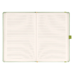 Notique, keménytáblás vonalas notesz, Green