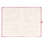 Notique, keménytáblás vonalas notesz, Pink