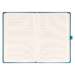 Notique, keménytáblás vonalas notesz, Teal