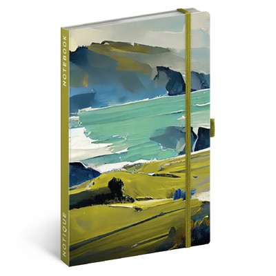 Painting, keménytáblás vonalas notesz