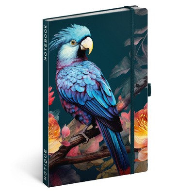 Parrot, keménytáblás vonalas notesz