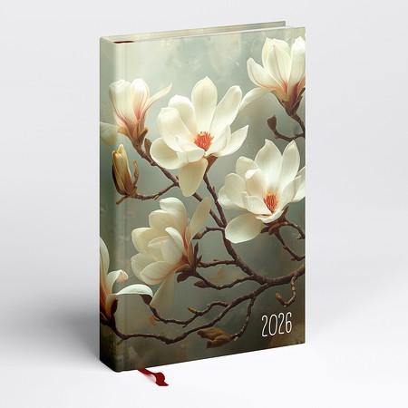 Picture, A5 napi beosztású határidőnapló, Magnólia