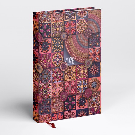 Picture, A5 napi beosztású határidőnapló, Mozaik