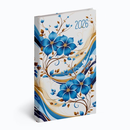 Picture, álló zsebnaptár, Kékvirág