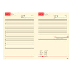 Prémium A, A5 napi beosztású határidőnapló, Kék