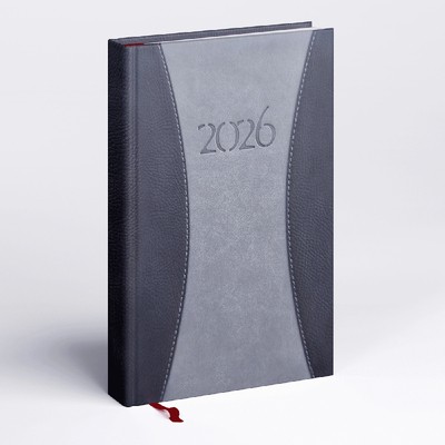 Prémium A, A5 napi beosztású határidőnapló, Szürke