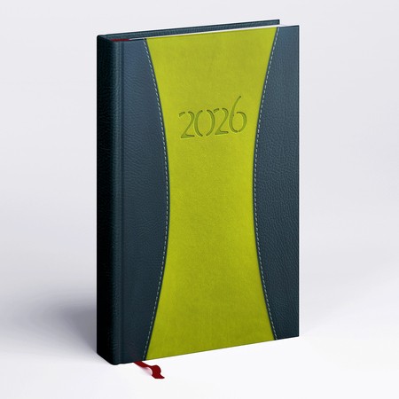 Prémium A, B6 heti beosztású zsebnaptár, Zöld