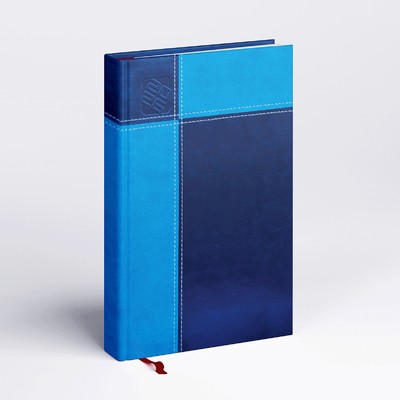Prémium M, A5 napi beosztású határidőnapló, Kék