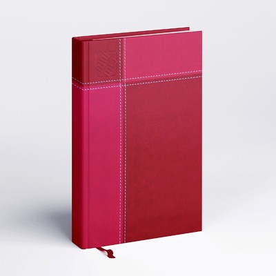 Prémium M, A5 napi beosztású határidőnapló, Piros
