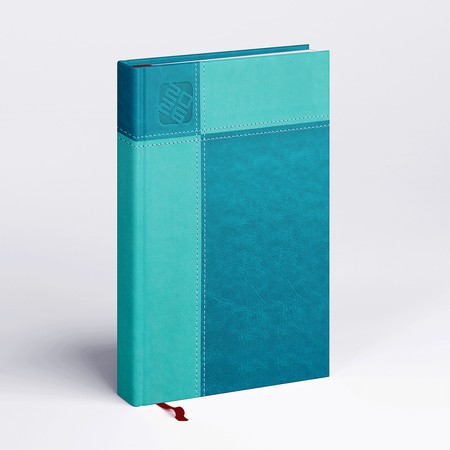 Prémium M, A5 napi beosztású határidőnapló, Türkiz