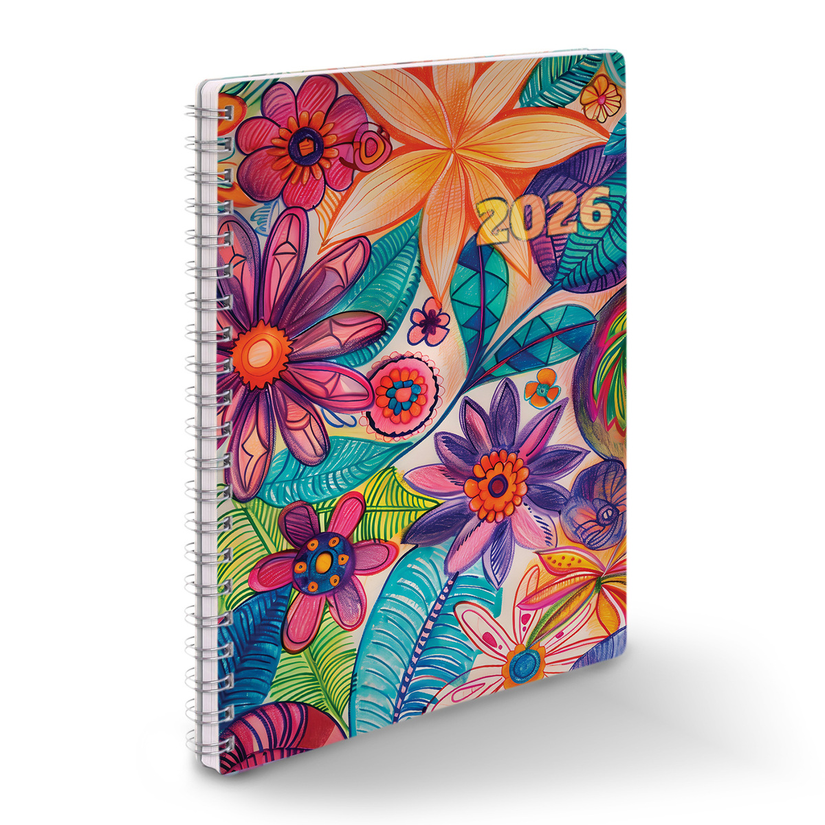 SP-1 A5, heti beosztású spirálos naptár, Akvarell SP-1 A5, heti beosztású spirálos naptár, Akvarell