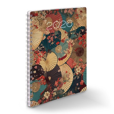 SP-1 A5, heti beosztású spirálos naptár, Ernyők