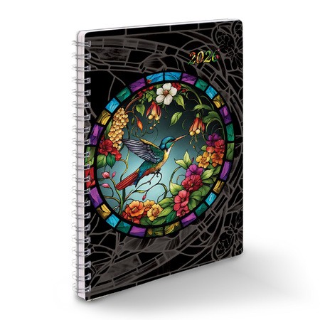 SP-1 A5, heti beosztású spirálos naptár, Kolibri