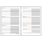 SP-1 A5, heti beosztású spirálos naptár, Tropical