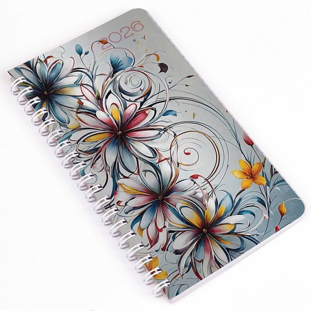 SP-2, heti beosztású spirálos naptár, Absztrakt