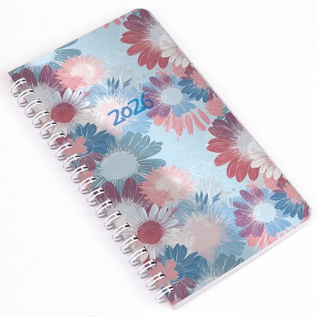 SP-2, heti beosztású spirálos naptár, Virágok