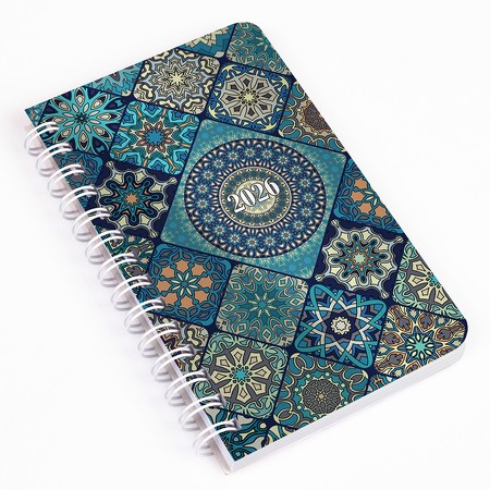 SP-3 mini, heti beosztású spirálos naptár, Mozaik