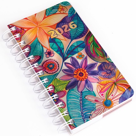 SP-5, napi beosztású spirálos naptár, Akvarell