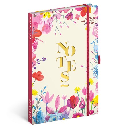 Spring, keménytáblás vonalas notesz