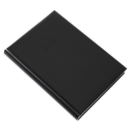Standard, A5 napi beosztású határidőnapló, Fekete